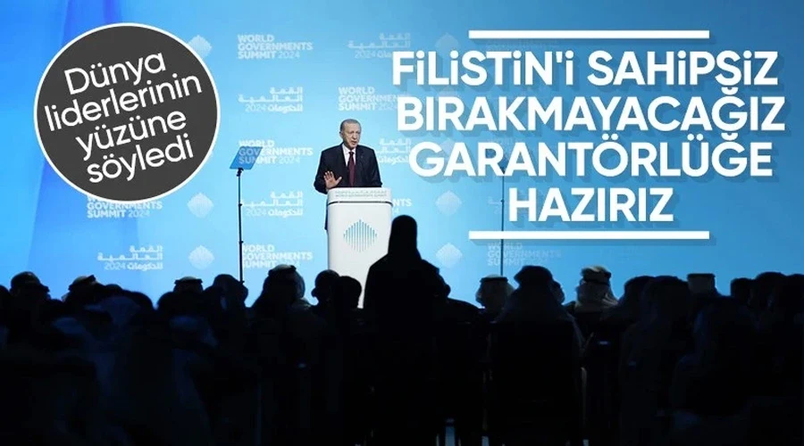  Cumhurbaşkanı Erdoğan: Filistin