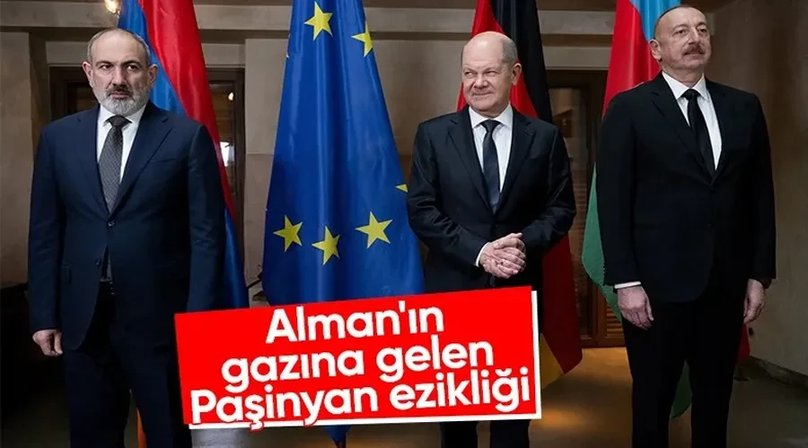İlham Aliyev ile Nikol Paşinyan Almanya