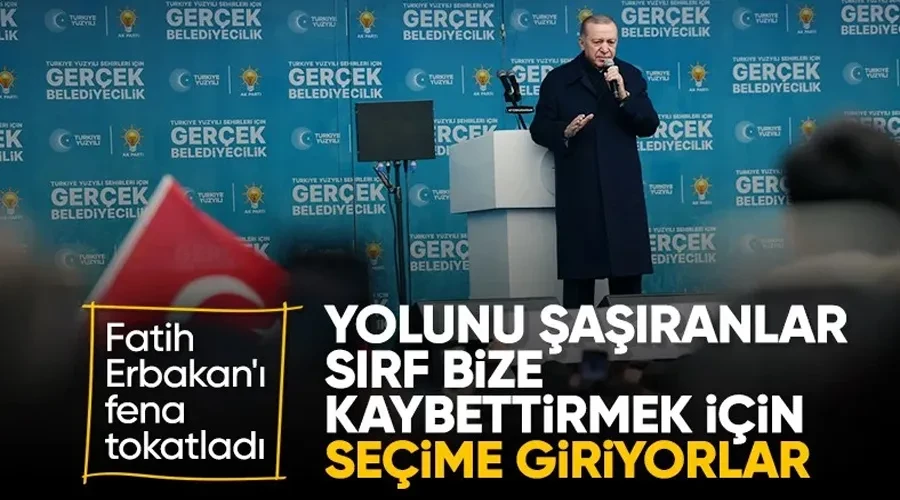 Cumhurbaşkanı Erdoğan, isim vermeden Fatih Erbakan