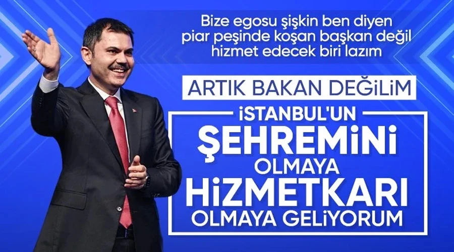 Murat Kurum: Artık bakan değiliz, İstanbul