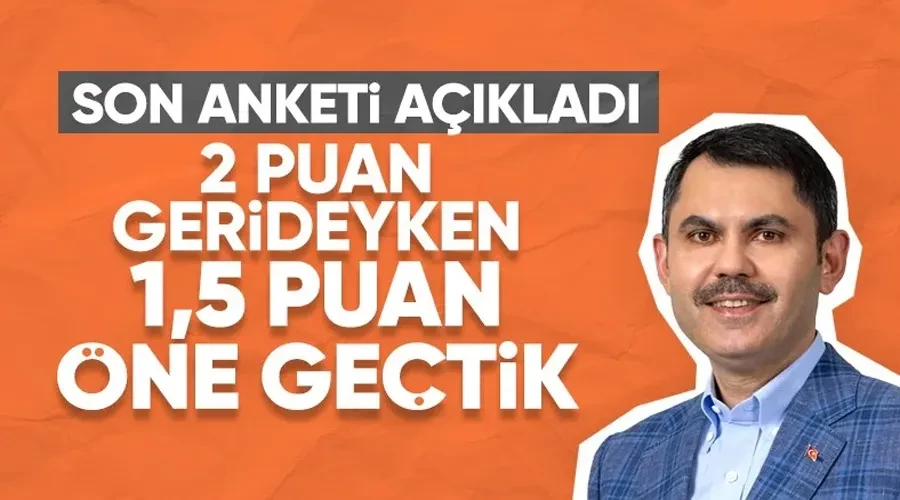 Murat Kurum açıkladı! Anketlerde öndeyiz