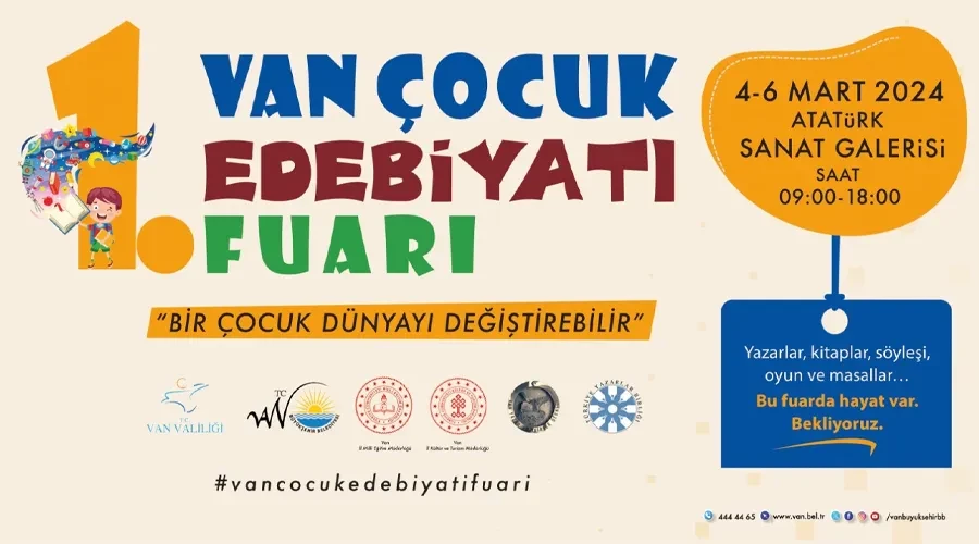 Van Çocuk Edebiyatı Fuarı 4 Mart