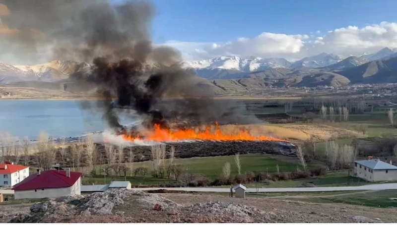 Van’ın Göründü deltasında yangın