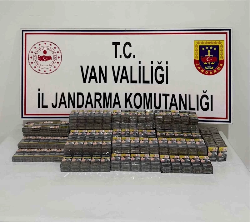 Van’da bin 778 paket kaçak sigara ele geçirildi